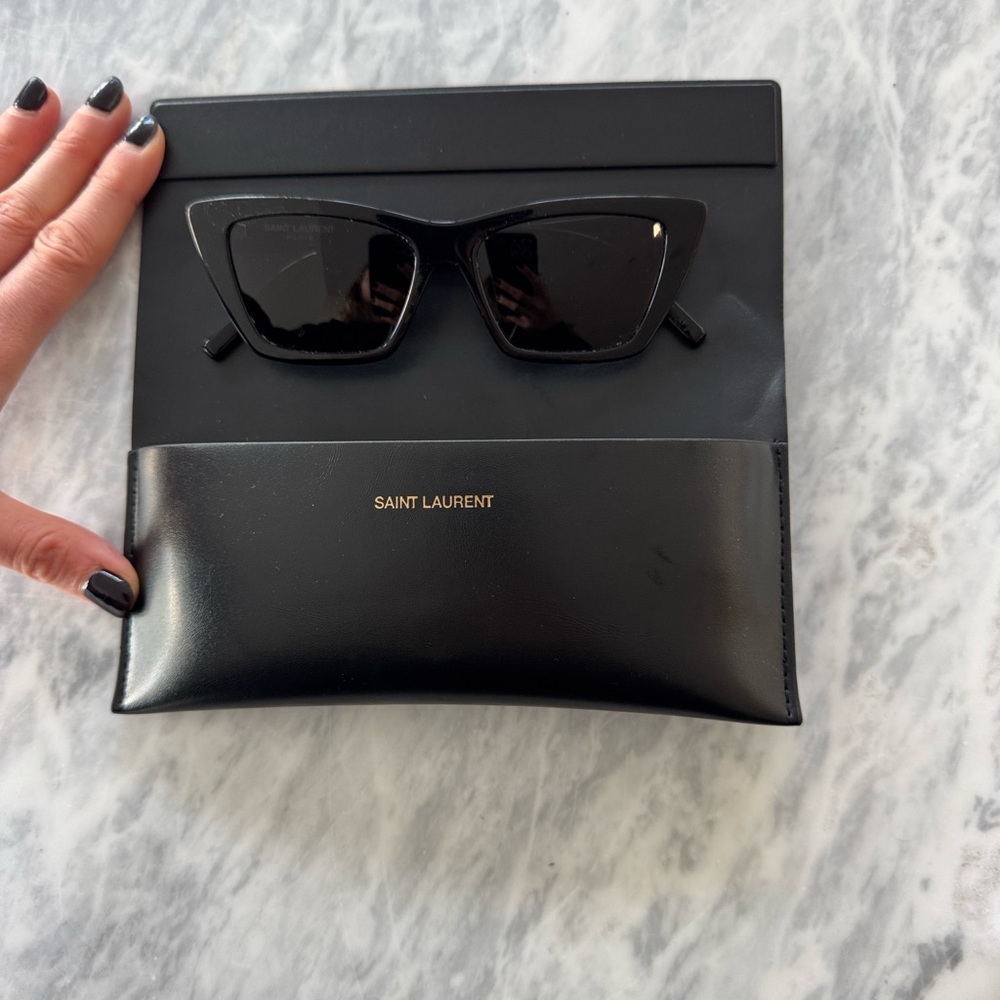 Saint Laurent Black Sunglasses